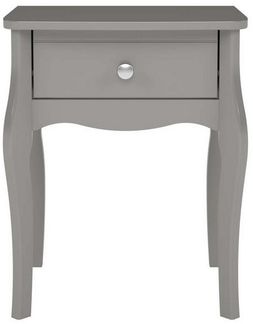 ebuy24 Nachttisch Baroque Nachttisch 2 Stk. mit 1 Schublade grau.