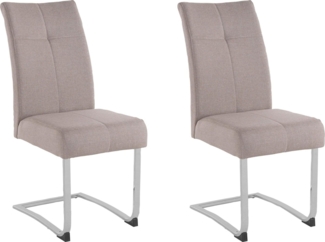 Home affaire Freischwinger Rab (Set, 2 St), Bezug in verschiedenen Qualitäten, maximale Belastbarkeit 120 kg