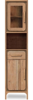 Badhochschrank 44x187 cm 'Pure' Akazie massiv