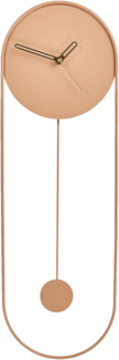 Wanduhr SALVAN 20 cm Metall Pfirsichrosa