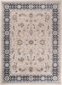 Mazovia Orientteppich Oriente Teppich - Traditioneller Teppich Orient Beige Grau, 60 x 100 cm, Geeignet für Fußbodenheizung, Pflegeleicht, Wohnzimmerteppich