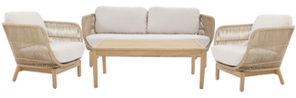 Lounge-Set Taipeh , Rope , Beige , 0 x 0 x 0 cm