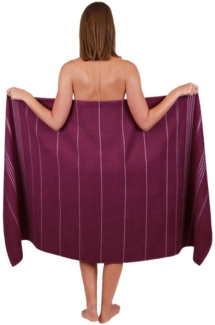 Betz Strandtuch Betz XXL Badetuch LINES Saunahandtuch Liegetuch 90x180 cm, 100% Baumwolle