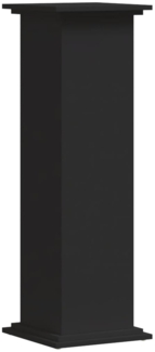 vidaXL Pflanzenständer Schwarz 33x33x100 cm Holzwerkstoff 852979