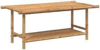 vidaXL Couchtisch 110x55x45 cm Bambus 366474