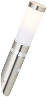 Brilliant Leuchten No. G46798-82 Außenwandfackel mit Bewegungsmelder Bole LED edelstahl