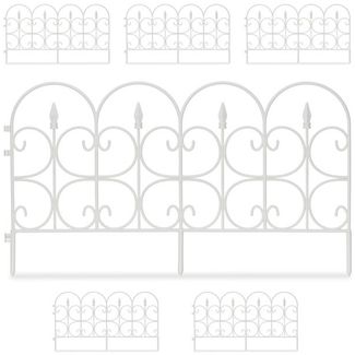 60 x Beetzaun Kunststoff weiß 10029144