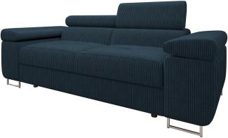 Sofa Torezio Cord II mit Einstellbare Kopfstützen (Poso 05)