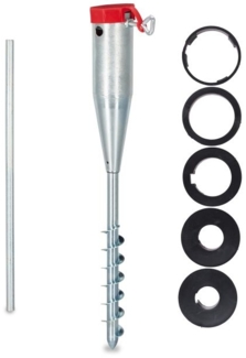 2 x Bodenhülse Sonnenschirm 25 - 55 mm