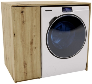 Raumhirsch Furniture Waschmaschinenumbauschrank RAUMHIRSCH mit Stauraum für Waschmaschine – Waschmaschinenschrank