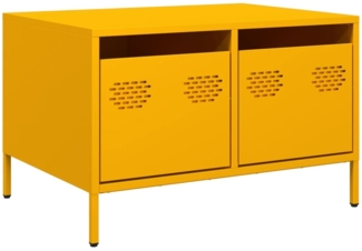 vidaXL TV-Schrank Senfgelb 68x50x43,5 cm Kaltgewalzter Stahl 851241