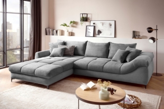 Mr. Couch Ecksofa Ronaldo, L-Form, wahlweise mit Kaltschaum, mit Kaltschaum, bis 140 kg pro Sitzplatz belastbar