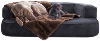 tierlando® Tierdecke Hundedecke LILLY Flauschige Haustier-, Welpen-, Katzen-, Plüschdecke, Kuschelweich, Waschbar