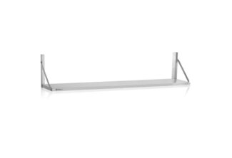 Mahlzeit Küchenregal Edelstahl Wandregal, 150 x 30 cm, Silber, Klappbares Regal, Wandboard