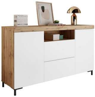 Lookway Kommode Yoshi mit Beinen und Schubladen im Industrial Design, Breite: 164 cm