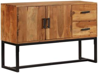 vidaXL Sideboard Braun 110x30x70 cm Massivholz Akazie 246142