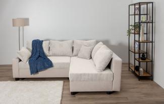 COLLECTION AB Ecksofa Parma L-Form, mit Schlaffunktion und Bettkasten, inklusive Kissen, Bonellfederkern