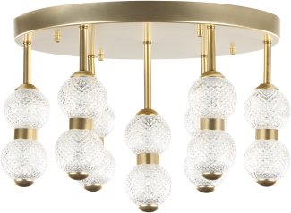 Deckenlampe YOWAKA Metall Gold