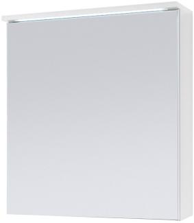 Spiegelschrank >Kirkja< in Weiß - 80x68x22,5cm (BxHxT)