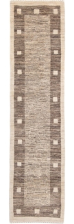 Morgenland Wollteppich - 300 x 74 cm - Beige