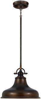 Elstead Lighting Emery 1-Light Medium Pendelleuchte Bronze 1-flammig E27