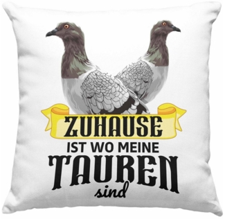 Trendation Dekokissen Trendation - Taubenzüchter Geschenk Zaubenzucht Zubehör Tauben Kissen
