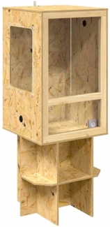 vidaXL Terrarium Braun 50 x 50 x 130 cm OSB 3397890