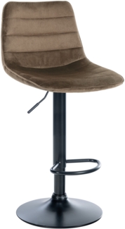 CLP Barhocker Lex Samt,braun schwarz