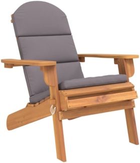 vidaXL Adirondack-Gartenstuhl mit Kissen Massivholz Akazie 360032
