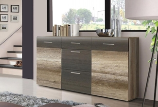 Sideboard Kommode Anrichte 2trg eiche antik touchwood 179cm