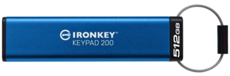 KINGSTON 512GB IronKey Keypad 200 FIPS 140-3 Lvl 3 Pending AES-256 Encrypted