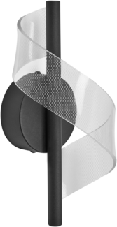 LED Wandlampe SARELA Metall Schwarz