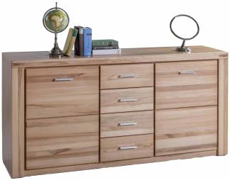 Sideboard Torben / Tabea , Holz, Holzwerkstoff , Holzfarben , 159 x 82 x 40 cm
