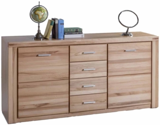 Sideboard Torben / Tabea , Holz, Holzwerkstoff , Holzfarben , 159 x 82 x 40 cm