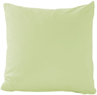 Mako Kissenbezug Feinjersey 40x40 cm limone