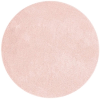 Pergamon Veloursteppich Luxus Soft-Velours Teppich Verona Rund, Rund, Höhe: 17 mm