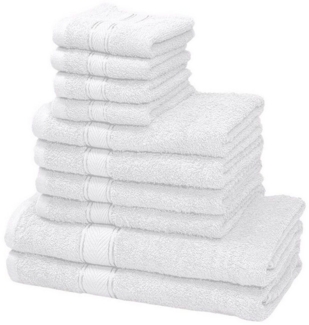 BETTWARENSHOP Handtuch Set Miko Superflausch, Frottee (Set, 10-St), Walkfrottee, 100% Baumwolle, Duschtücher, Handtücher, Gästetücher