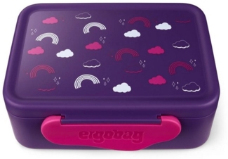ergobag Lunchbox Brotdose, Tritan, (Brotdose, 1-tlg, Brotdose), Inkl. Trennfach für Obst und Gemüse