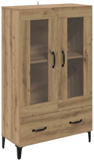 vidaXL Highboard Artisan-Eiche 70 x 31 x 115 cm Verbundholz und Eisen 880861