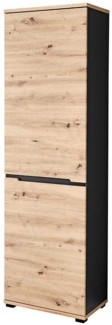 Garderobenschrank vito Sedeo, Holzwerkstoff, Holzfarben, 60 x 200 x 38 cm