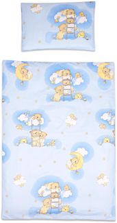 2-teiliges Baby Kinder Bettbezug 150x120 cm mit Kopfkissenbezug - Muster 4