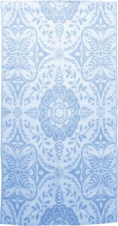 vidaXL Outdoor-Teppich ARAKIL Babyblau 120x180 cm PP 310453