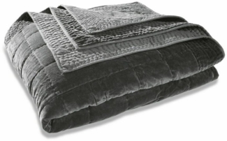 Mirabeau Tagesdecke Quilt Arasta grau