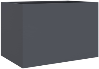 vidaXL Pflanzkübel Anthrazit 62x47x46 cm Stahl 841603