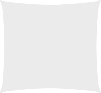 vidaXL Sonnensegel Oxford-Gewebe Quadratisch 5x5 m Weiß 135251