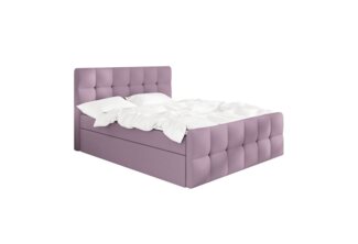 A&J MöbelLand GmbH Boxspringbett BERG mit 2 Bettkästen und Topper. (Boxspringbett mit Bettkasten und gepolstertem Kopfteil. Inclusiv Topper !, TOP ANGEBOT), Länge 216 cm Höhe 106 cm