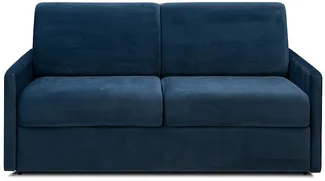 Vente-unique - CALIFE Sofa SamtStoff Blau - B 223 cm94 cm x H 85 cm x L 150 cm