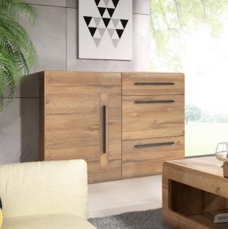 Sideboard "Tulsa" Kommode 120cm MDF Eiche Grandson 1-türig