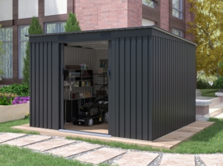 Metall Gerätehaus Modell Pento 6,29 m²