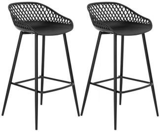 IDIMEX Barhocker IREK, Barhocker 2er Pack Barstuhl Theke Bar Hocker Tresenhocker Retro Design